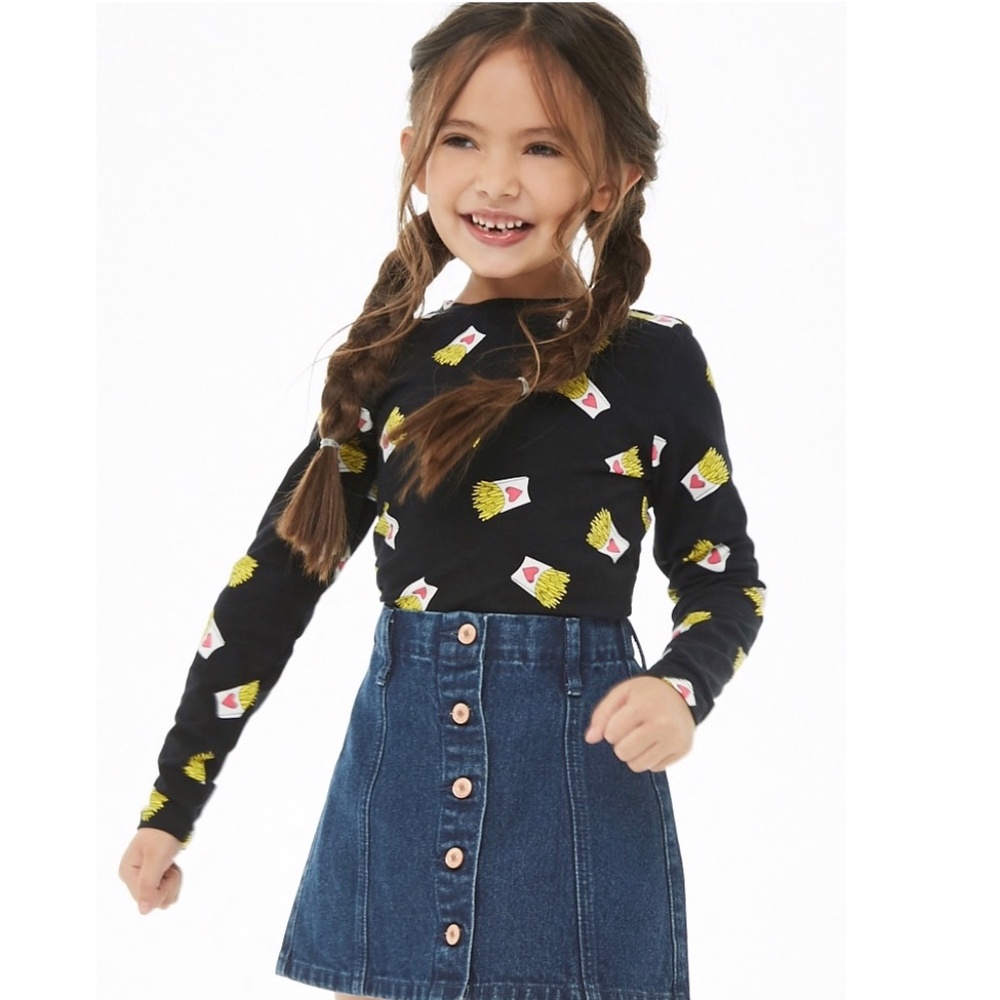 Forever 21 French fries bodysuit